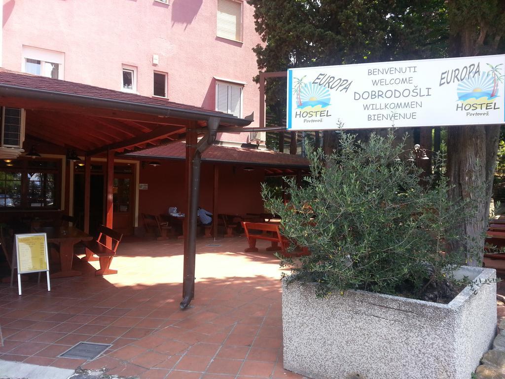 Europa Hostel Portoroz Exterior photo